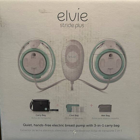 Elvie Stride Plus: Hospital-Grade Breast Pump with Cool Bag - Picture 1 of 3